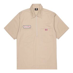FIVENINE FACTORY HALF ZIP SHIRT (SAND)